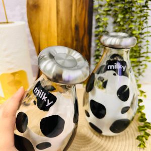 بطری شیر طرح کامبوجی درش استیل