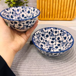 پیاله ماست گل آبی