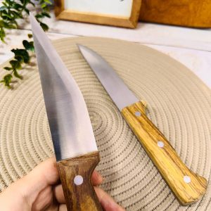 چاقو آشپزخونه دسته چوبی