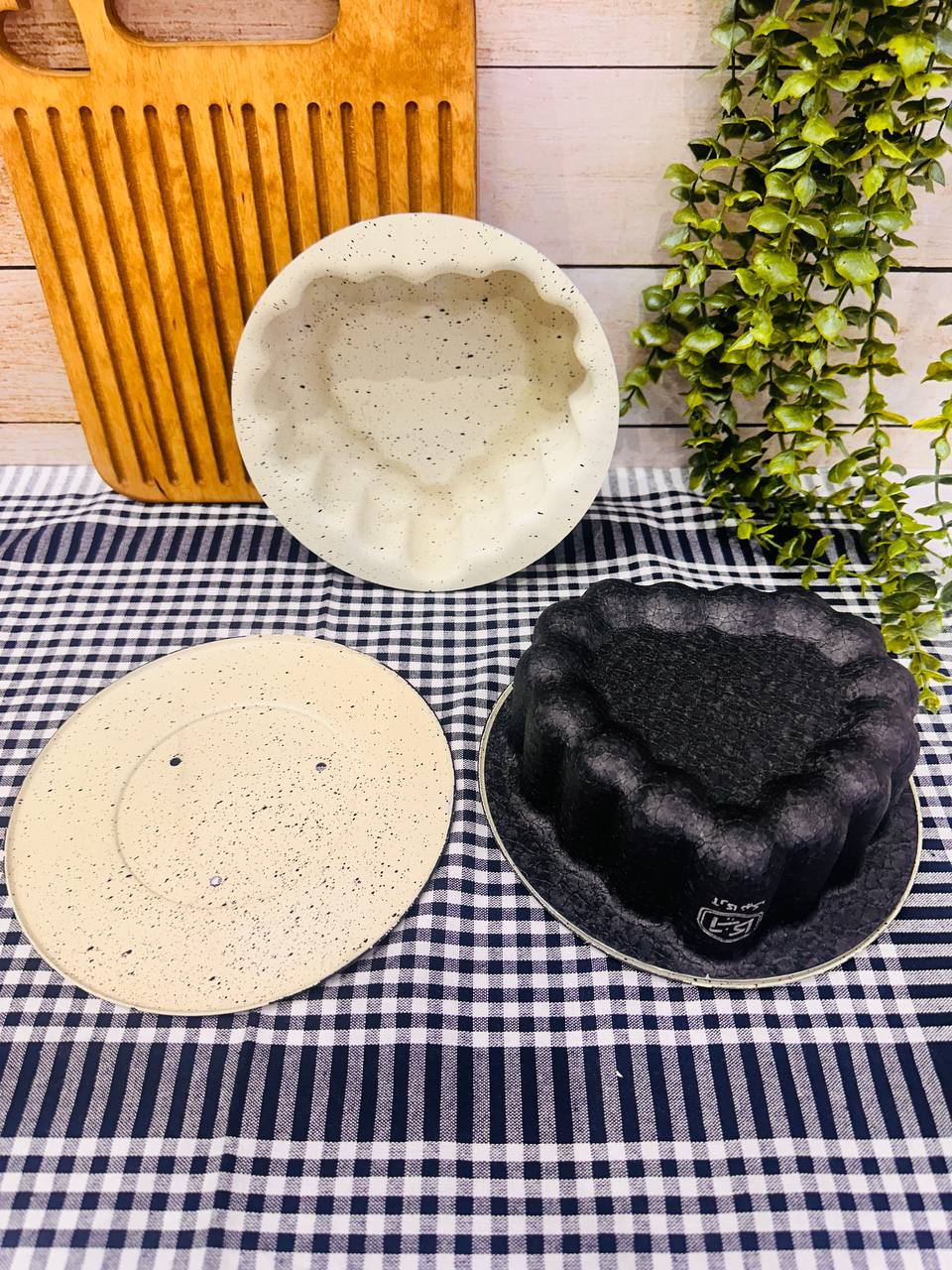 قالب کته و کیک قلب و گل