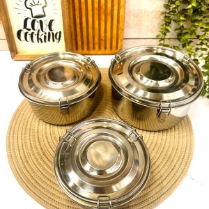 ظرف غذا استیل قفلدار