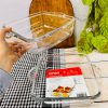 تابه شیشه ای مربع لیمون حجم 2لیتر