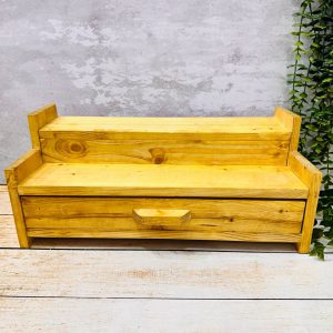 استند کشو دار پله ای چوبی