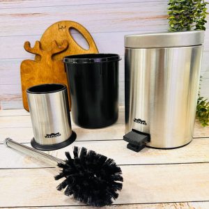 سطل و فرچه استیل