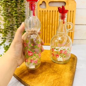 بطری روغن و بطری آبلیمو رز