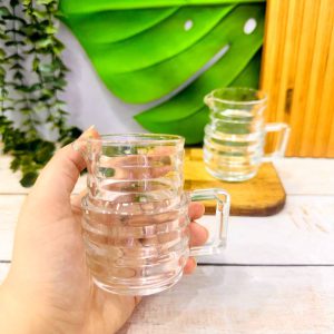سس خوری شیشه ای چین مدل شیاردار
