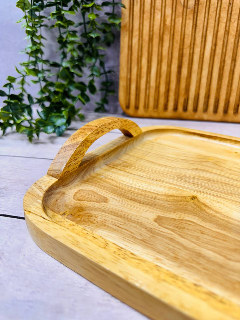 سینی چوبی مستطیل