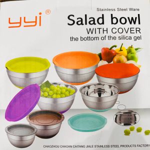 لگن استیل درب دار