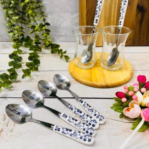 قاشق چای گل آبی