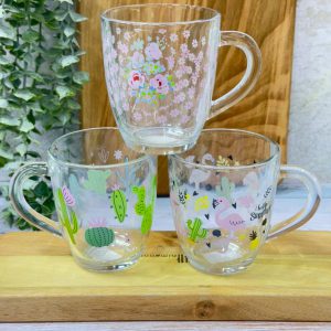 ماگ چاپدار شیشه ای
