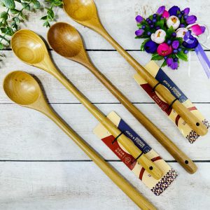 قاشق چوبی دسته بلند راش