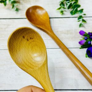 قاشق چوبی دسته بلند راش