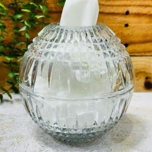 جا دستمال شیشه ای توپی