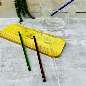 ملاقه شیشه ای دسته بلند