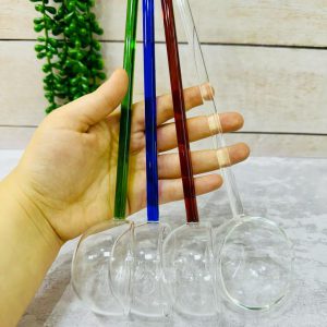 ملاقه شیشه ای دسته بلند