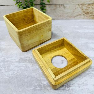 جا دستمال کاغذی چوبی