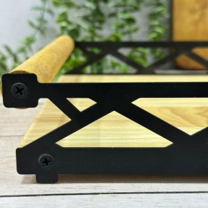 سینی چوب وفلز