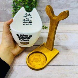 جا قاشقی کنار گاز چوب سرامیک کارولین