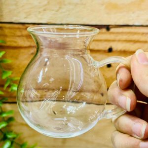 لیوان کمرباریک دسته دار پیرکس