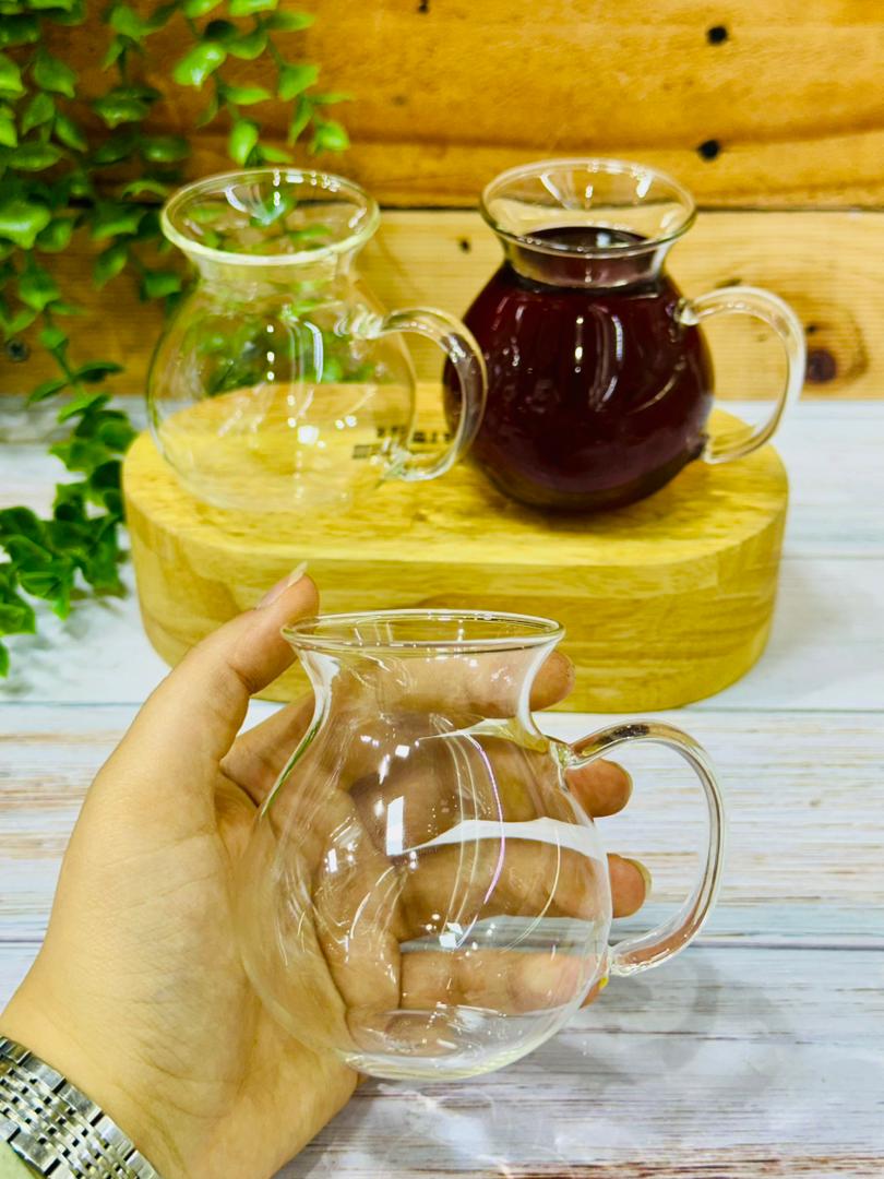 لیوان کمرباریک دسته دار پیرکس