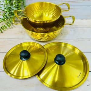 قابلمه استیل طلایی