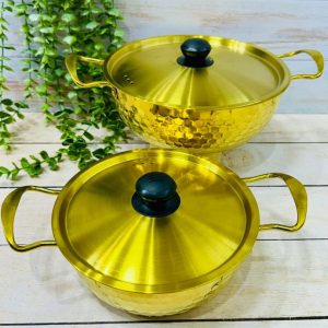 قابلمه استیل طلایی