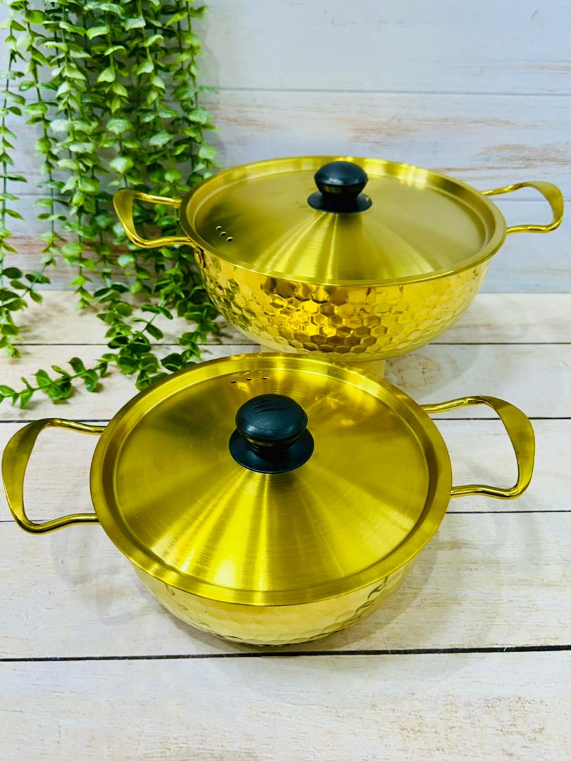 قابلمه استیل طلایی