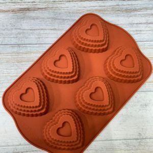 قالب ژله سیلیکونی 6 خانه