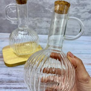 بطری روغن پیرکس شیاردار