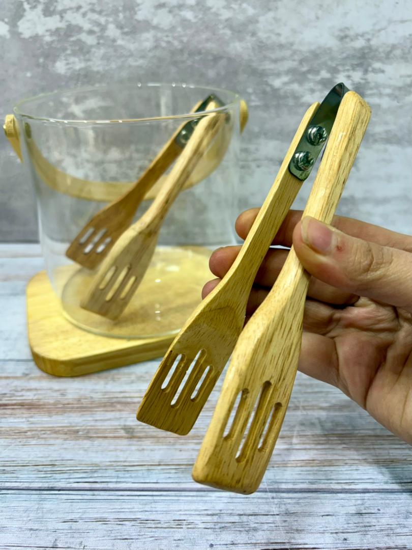 انبر یخ چوبی